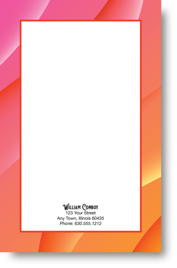 Abstract Design Note Pad 100C5