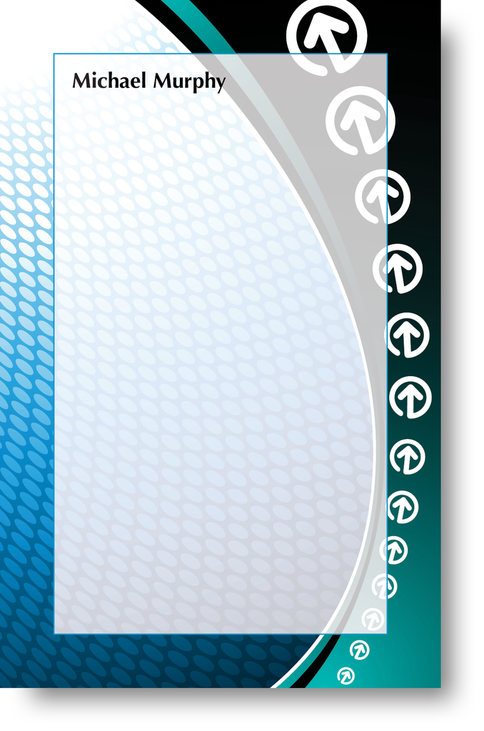 Abstract Design Note Pad 100C6