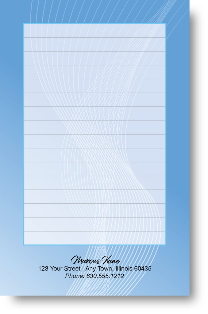Abstract Design Note Pad 100C
