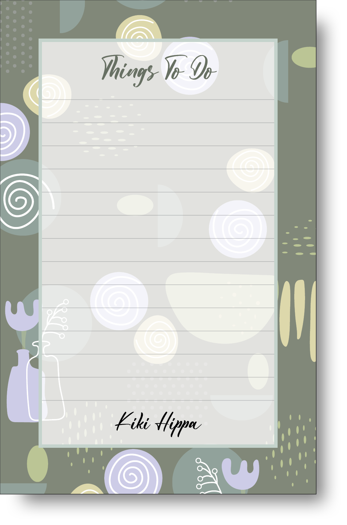 Things To Do Notepad 1300C18