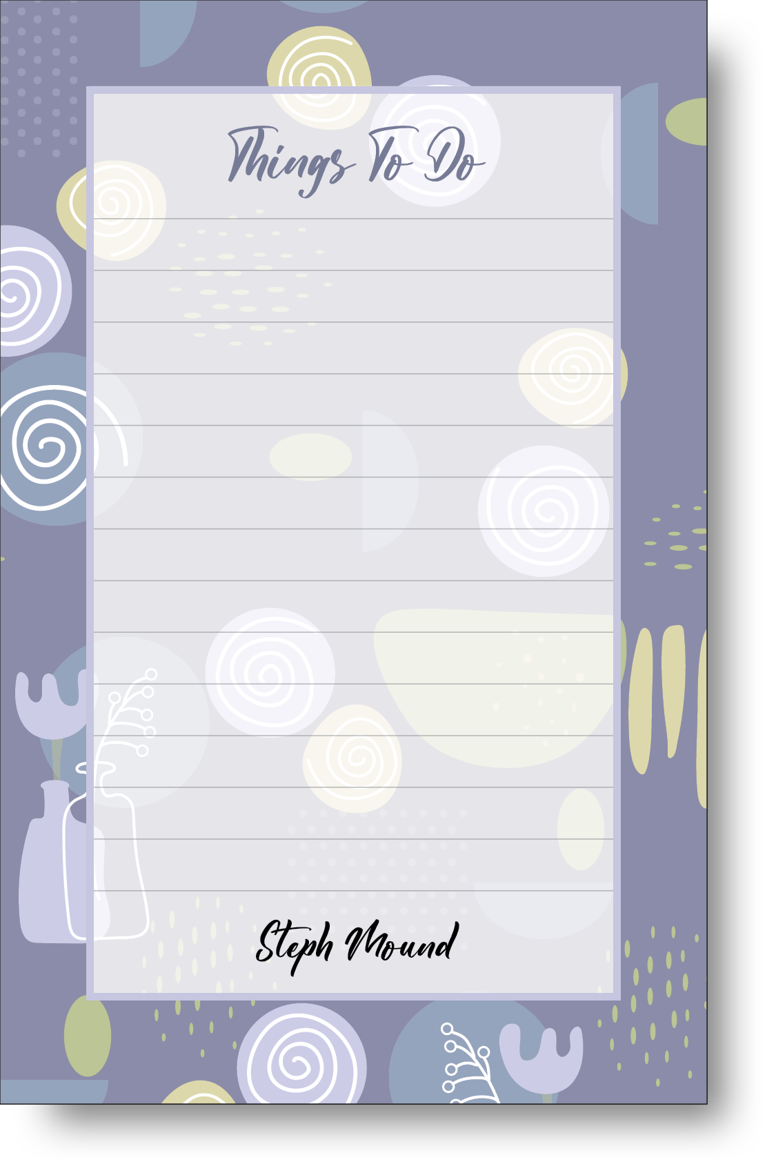 Things To Do Notepad 1300C20