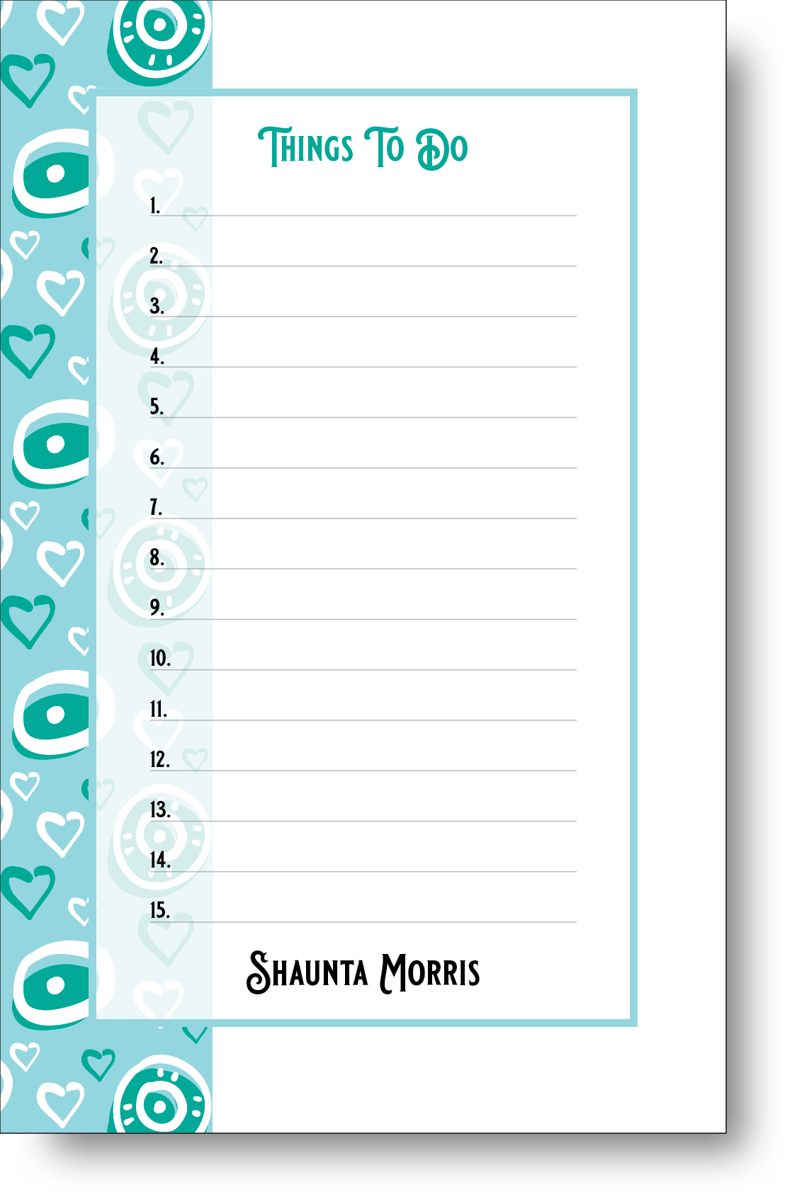 Things To Do Notepad 1300C24