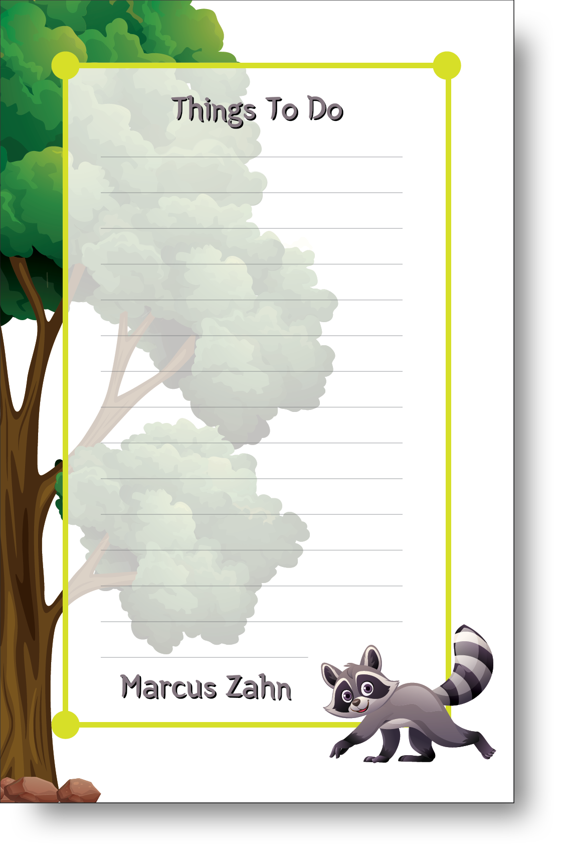 Things To Do Notepad 1300C33