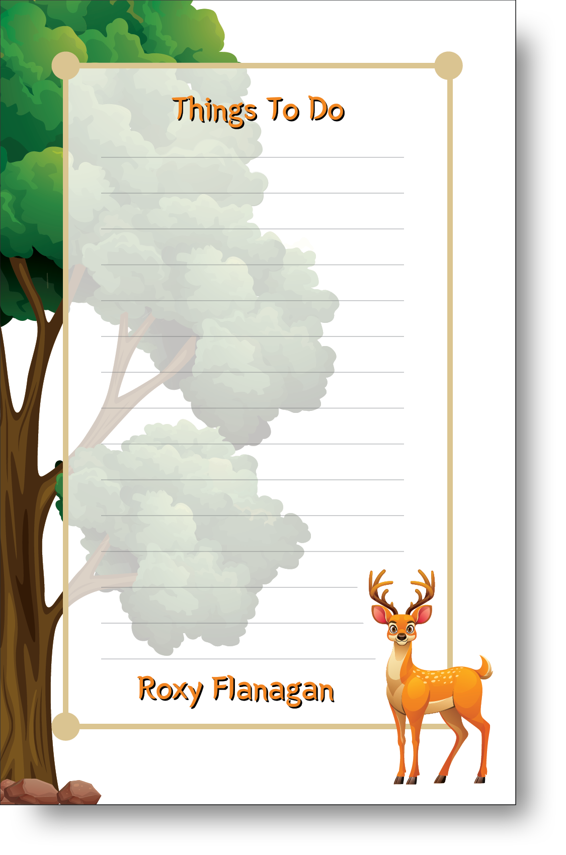 Things To Do Notepad 1300C36