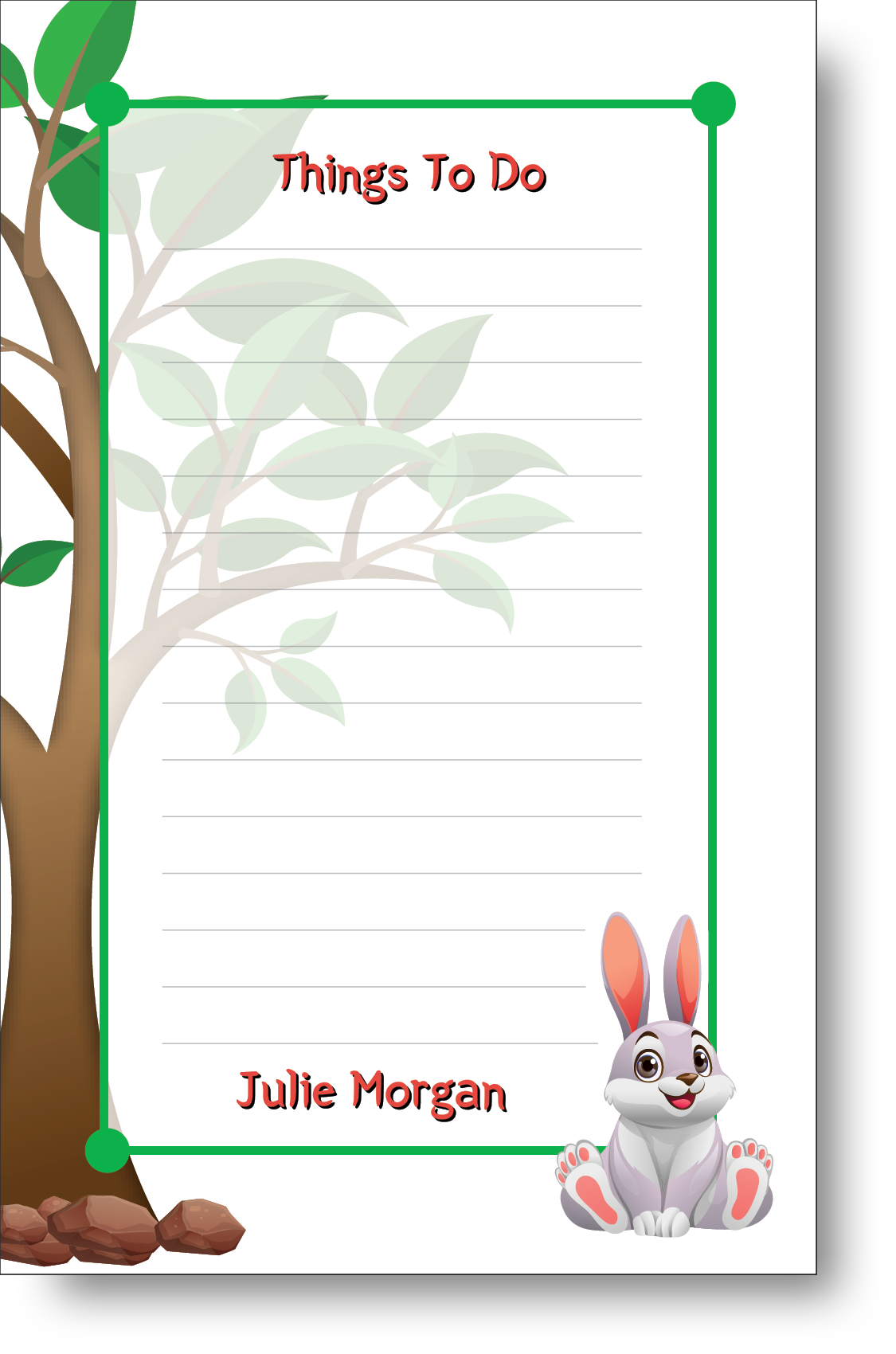 Things To Do Notepad 1300C40