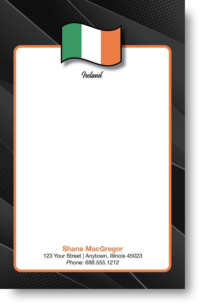 National Flags Design Note Pad 500C5 (Ireland)